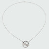 Colgante con cadena Dos corazones de MOON en plata 925 con brillantes Colgante con cadena Dos corazones de MOON en plata 925 con brillantes