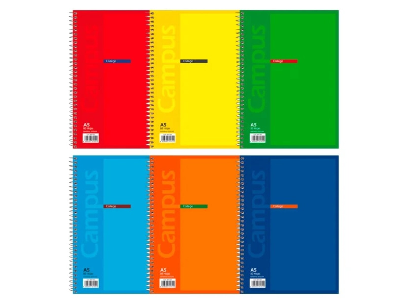 Cuadernola Campus Collage 80 Hojas x 10 