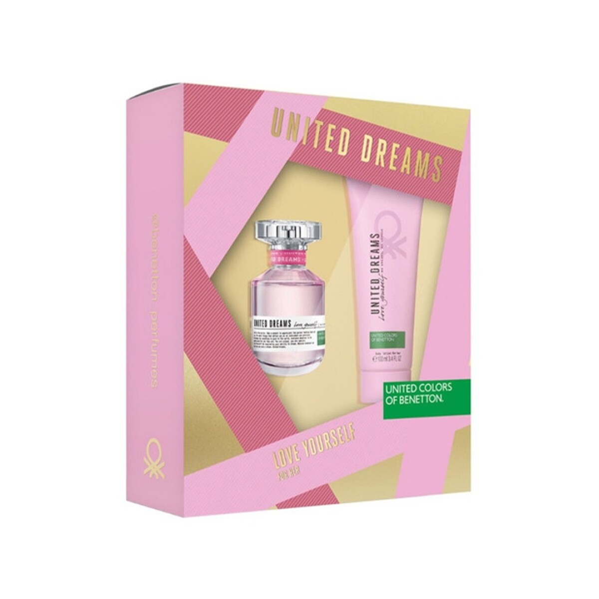 Perfume Benetton United Dreams Love Edt 50ML con Crema 