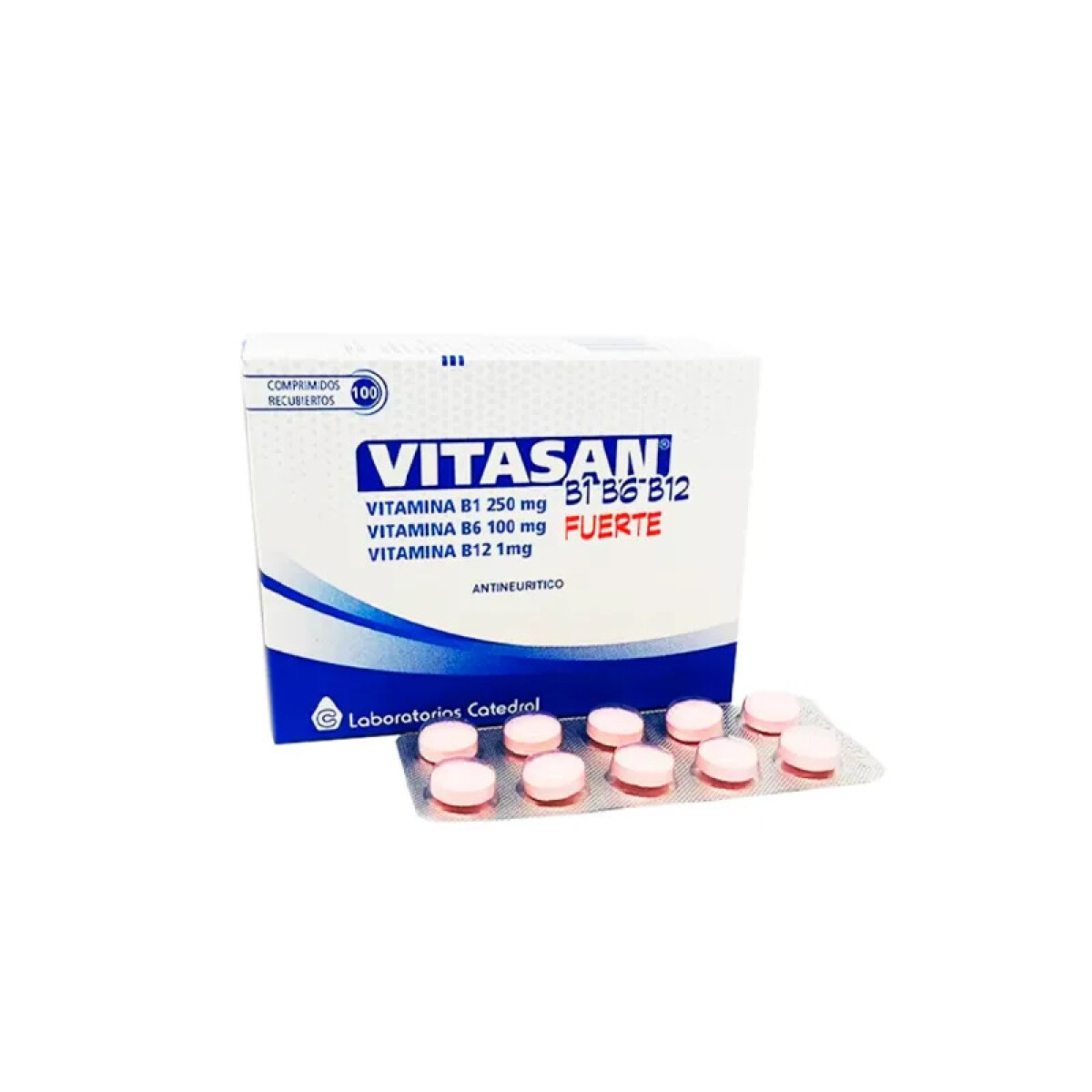 VITASAN B1B6B12 FTE.COMP. CJ X 10 TIRAS 