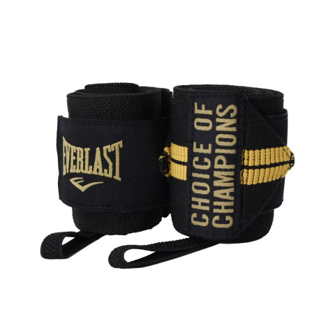 VENDA MUÑEQUERA P/PESAS EVERLAST 18" BK NEGRO