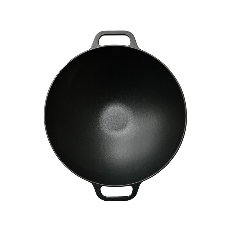 Wok con asas en hierro esmaltado 35cm Victoria Wok con asas en hierro esmaltado 35cm Victoria