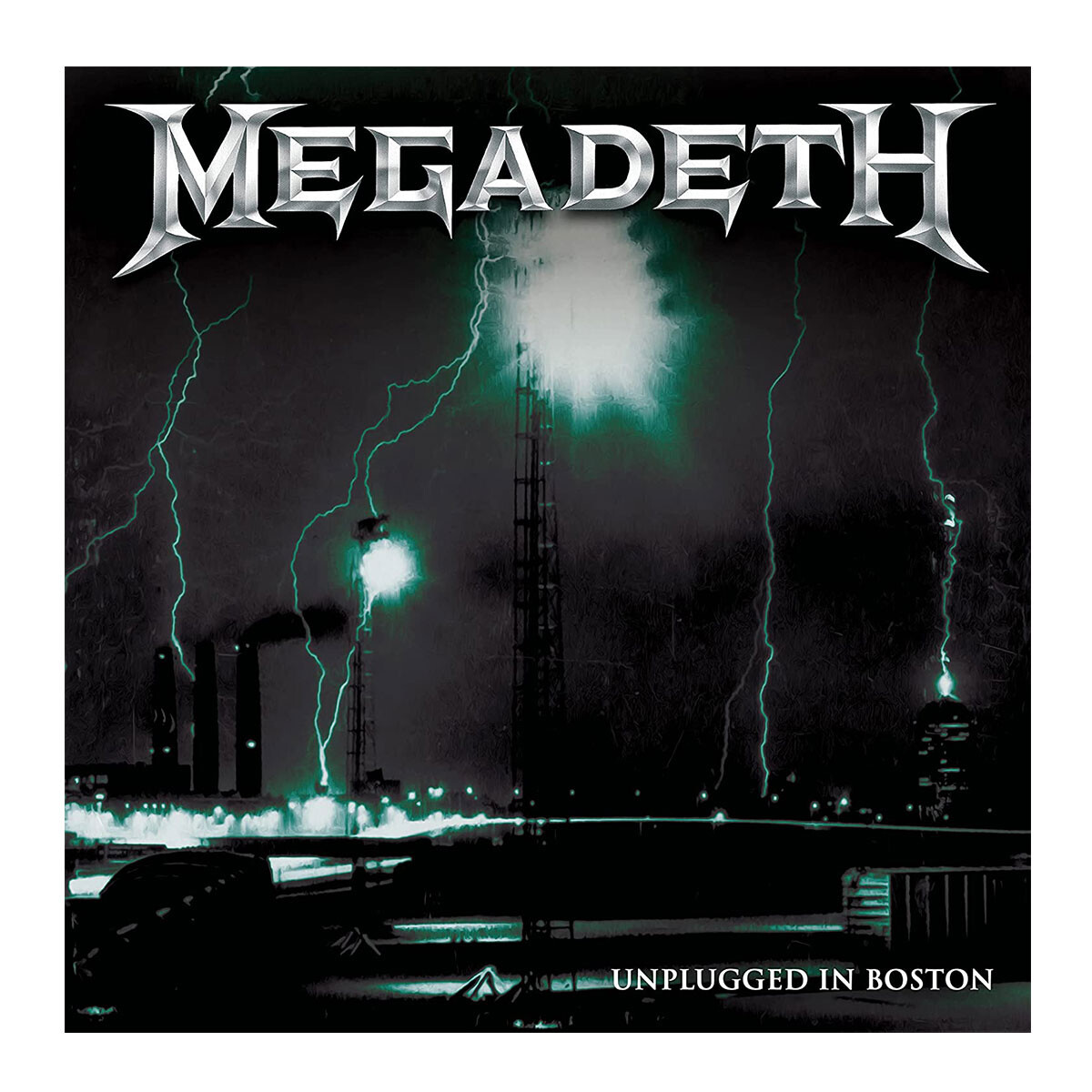 (l) Megadeth - Unplugged In Boston - Green & Black Splatter - Vinilo 
