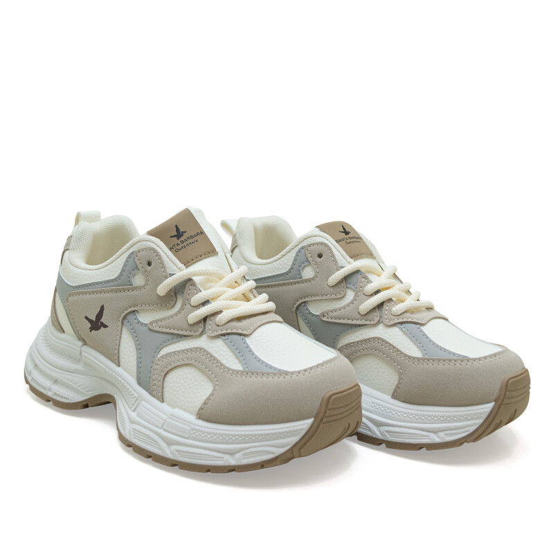 Championes Santa Barbara OXON Mujer Blanco-beige