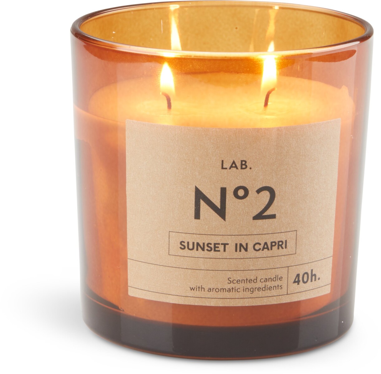 Vela aromática BASTIAN Ø10xA10cm marrón 