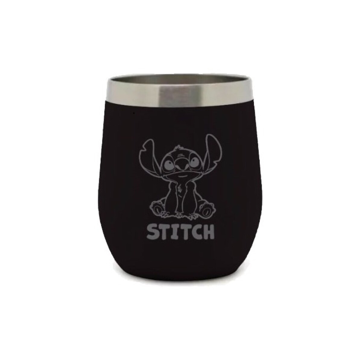 Mate Acero Inoxidable DLS7212 Stich 236Ml Universo Binario - NEGRO 