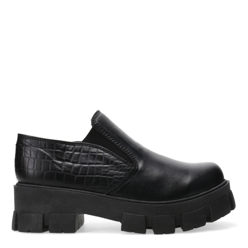 Zapatos de Mujer Miss Carol de cuero con plataforma Negro