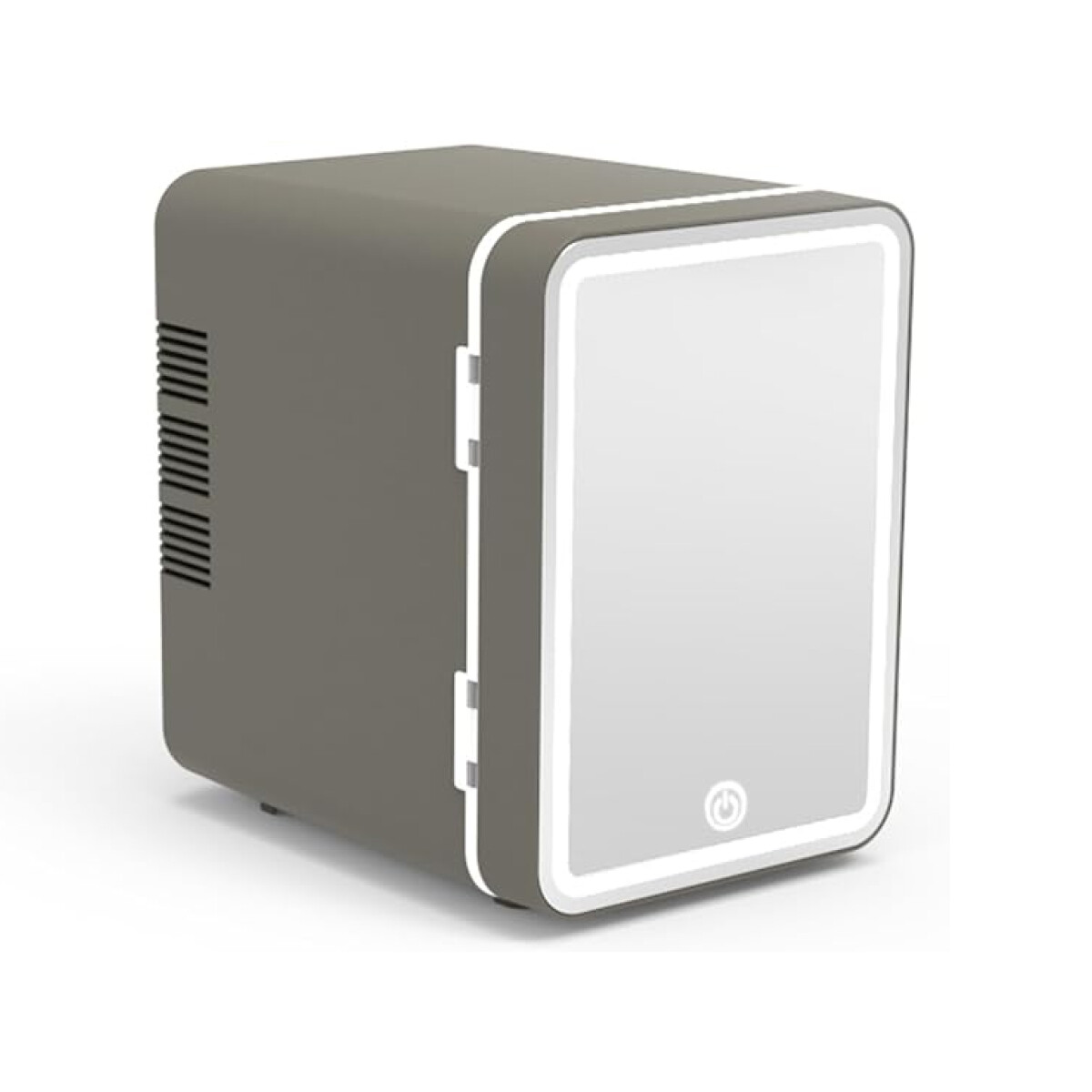 Heladerita con espejo y luz led - Gris 