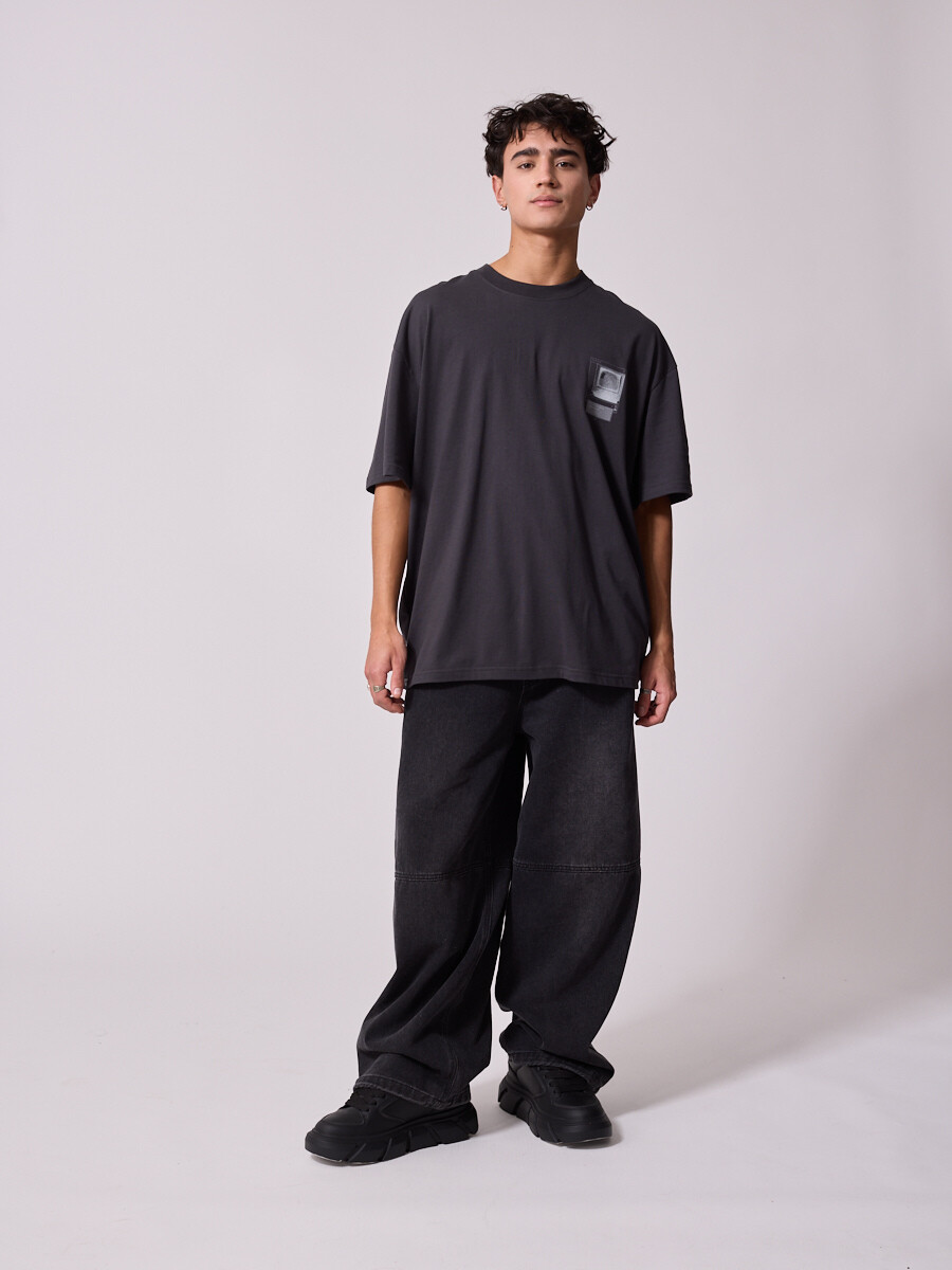 T-SHIRT GASTEL DIXIE Gris Oscuro
