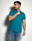 Remera polo pique lisa Lux Petroleo