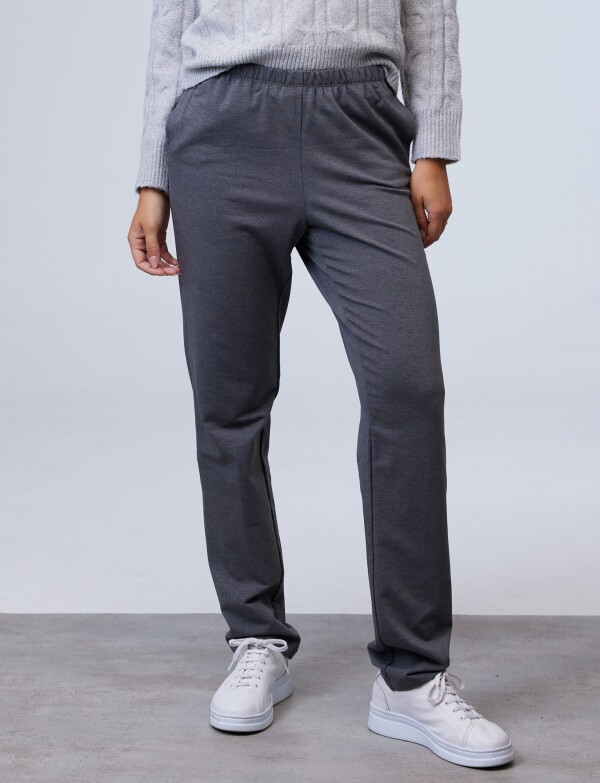 Pantalon Yoga Algodon GRIS