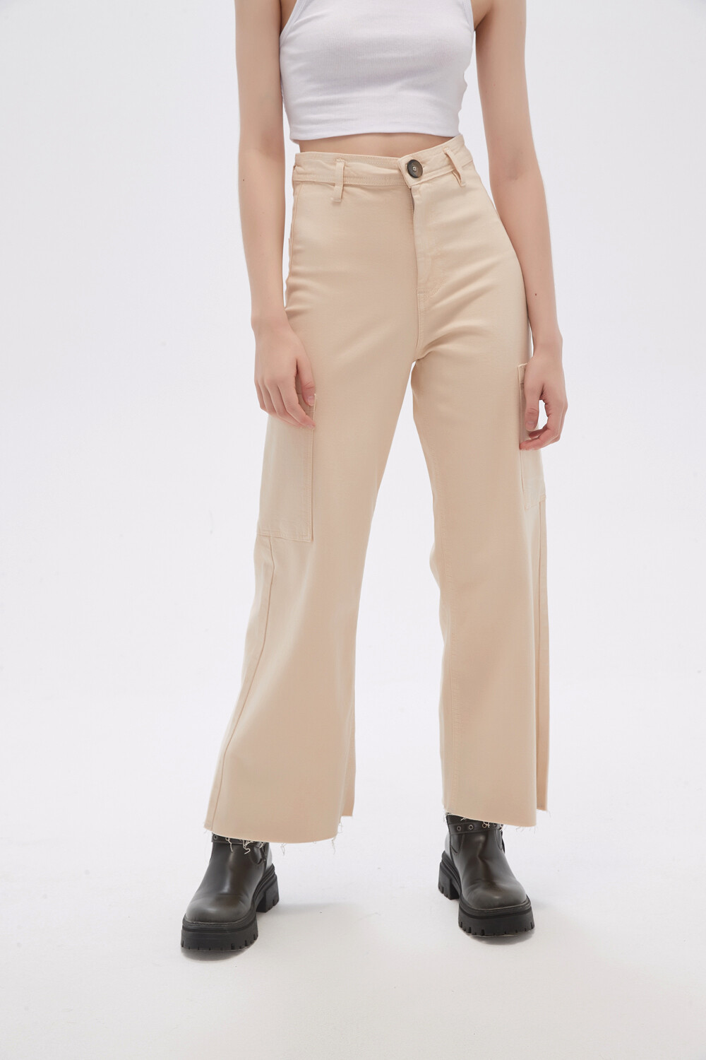 Pantalon Adas Beige Claro