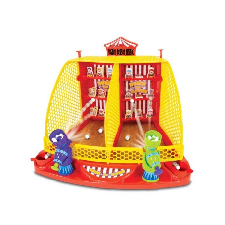 Juego De Feria Baja Al Payaso Electrónico 1Vs1 Con Sonido Ub AMARILLO