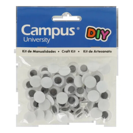 Ojitos plásticos Campus 12mm 80 unidades Ojitos plásticos Campus 12mm 80 unidades