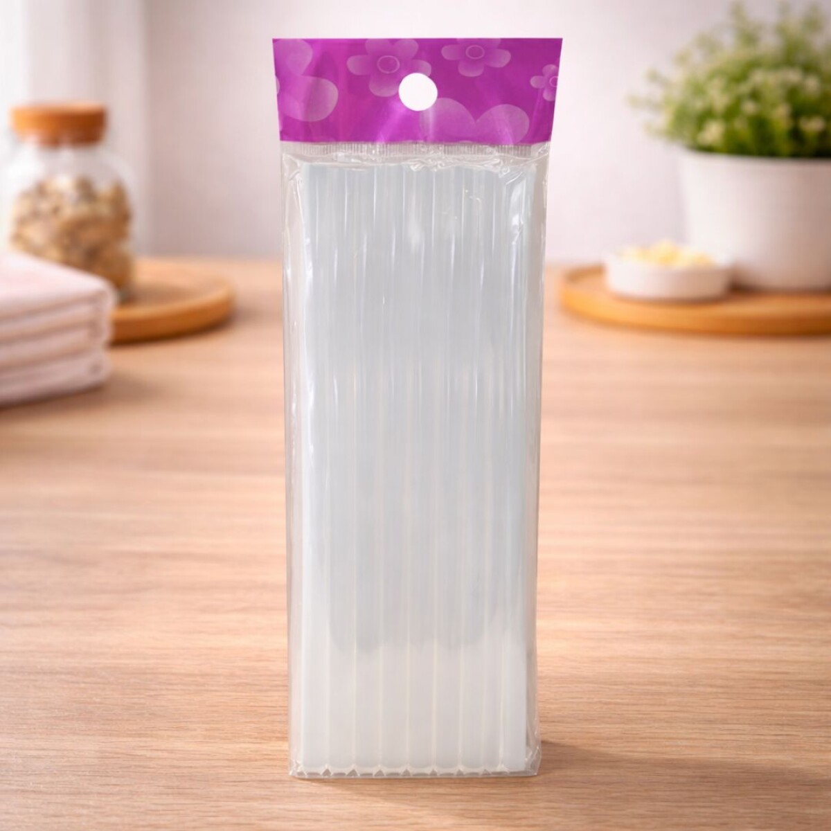 PACK DE BARRAS DE SILICONA FINAS X 8 UNIDADES 