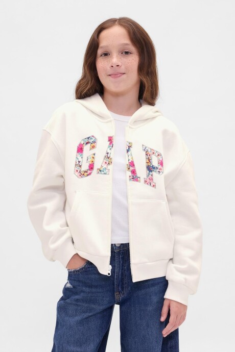 Canguro Con Cierre Niña New Off White