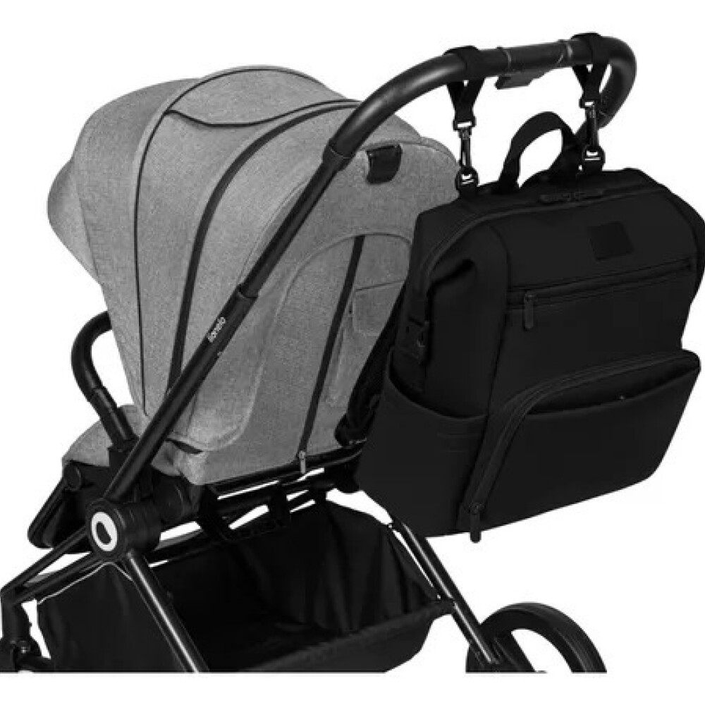 Mochila Maternal Cube Lionelo Negro