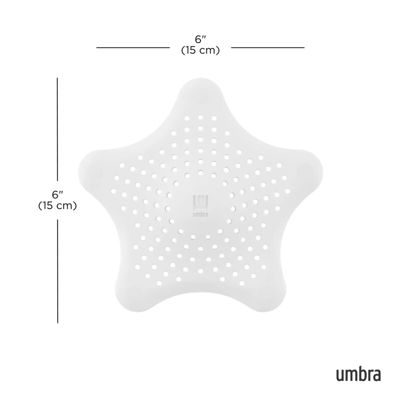 Filtro Silicona para Desagüe de Pileta u Baño Umbra Blanco
