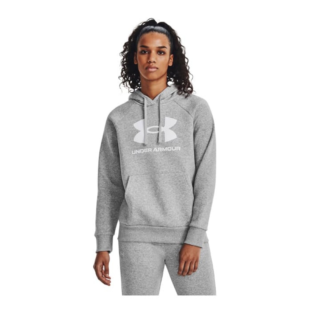 Canguro Under Armour Rival Fleece de Mujer - 501-012Y81 - Gris Claro 