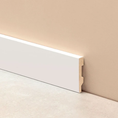Zocalo Pvc Espuma Alta Densidad Blanco 1.5X15X2.70Cm GAMAS DE BLANCO