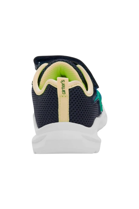 Championes con velcro y luces, diseño dinosaurio Championes con velcro y luces, diseño dinosaurio