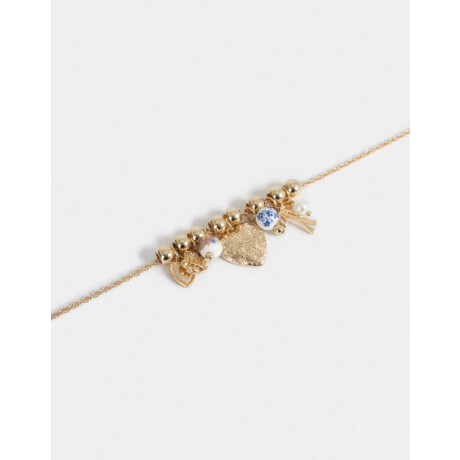 Collar Corto Multi Dijes Dorado