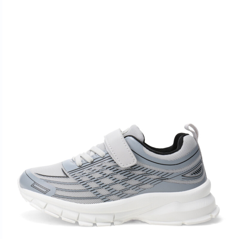 Championes Infantiles Push HERVAS con velcro Gris