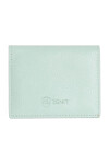 BILLETERA CORTA CUERO VERDE AGUA BILLETERA CORTA CUERO VERDE AGUA