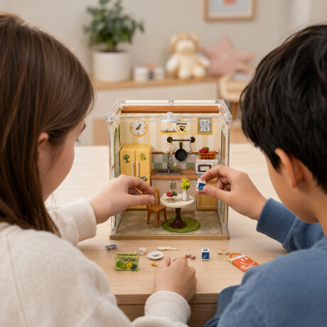 Casita en miniatura para armar Verde
