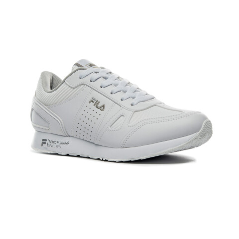 Championes Mujer Fila Classic Runner SL Blanco-Plata