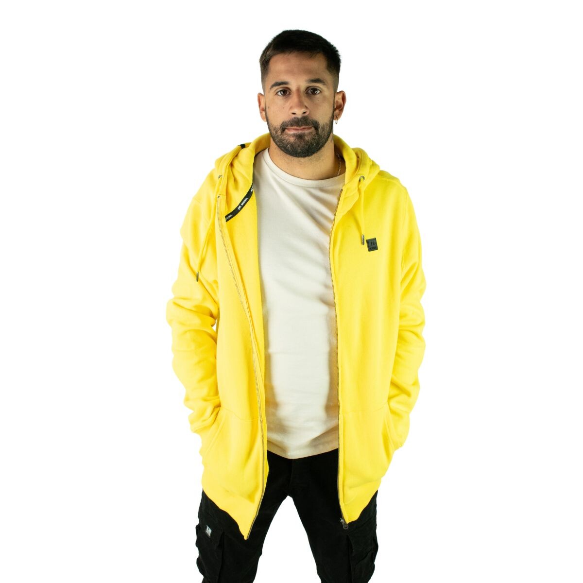 CAMPERA C/ CAPUCHA XS-XL - AMARILLO 
