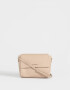 Bandoleras Special Price Clasico Bandolera Cuerina Solapa - Marron Beige