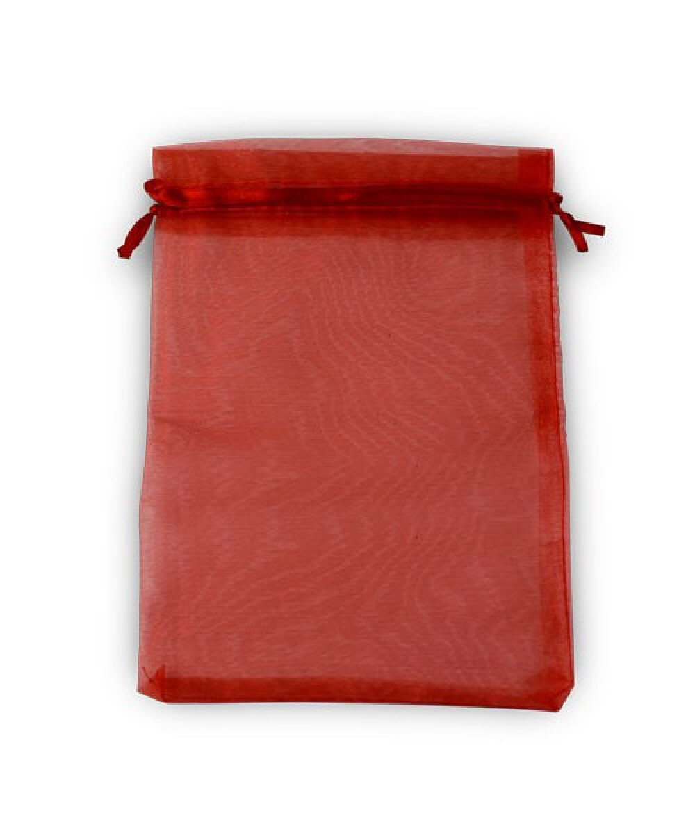 BOLSA ORGANZA 8X11 cm - ROJO 