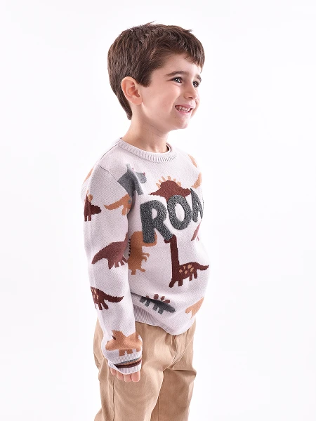 BUZO SWEATER RAYCO GRIS CLARO