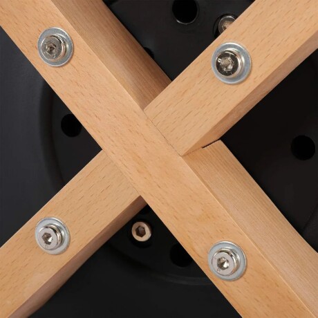 Silla Eames Tapizada Negro