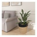 CANASTO DE FIBRA VEGETAL 38X39,5CM Sin color