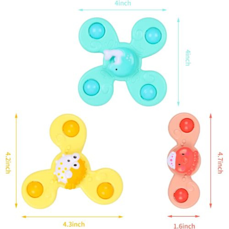 Set 3 spinner resistentes al agua Set 3 Spinner Resistentes Al Agua