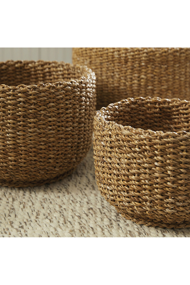 CANASTOS SET X 3 CANASTOS PAROS SEAGRASS