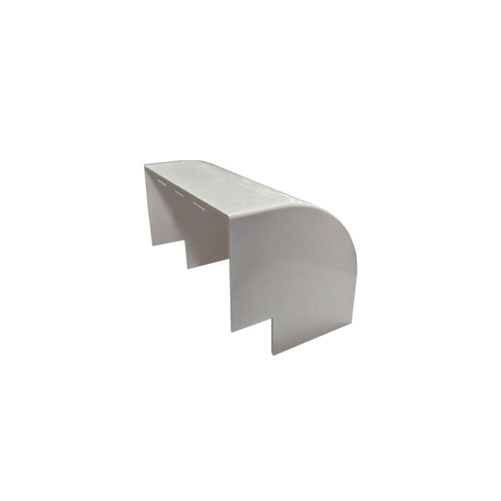 Codo externo blanco para ducto 100x50mm CAN00071