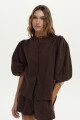 Camisa Eli Chocolate