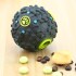 Pelota Perro Dispensadora Alimento Con Sonido Juguete Maciza Color Variante Negro