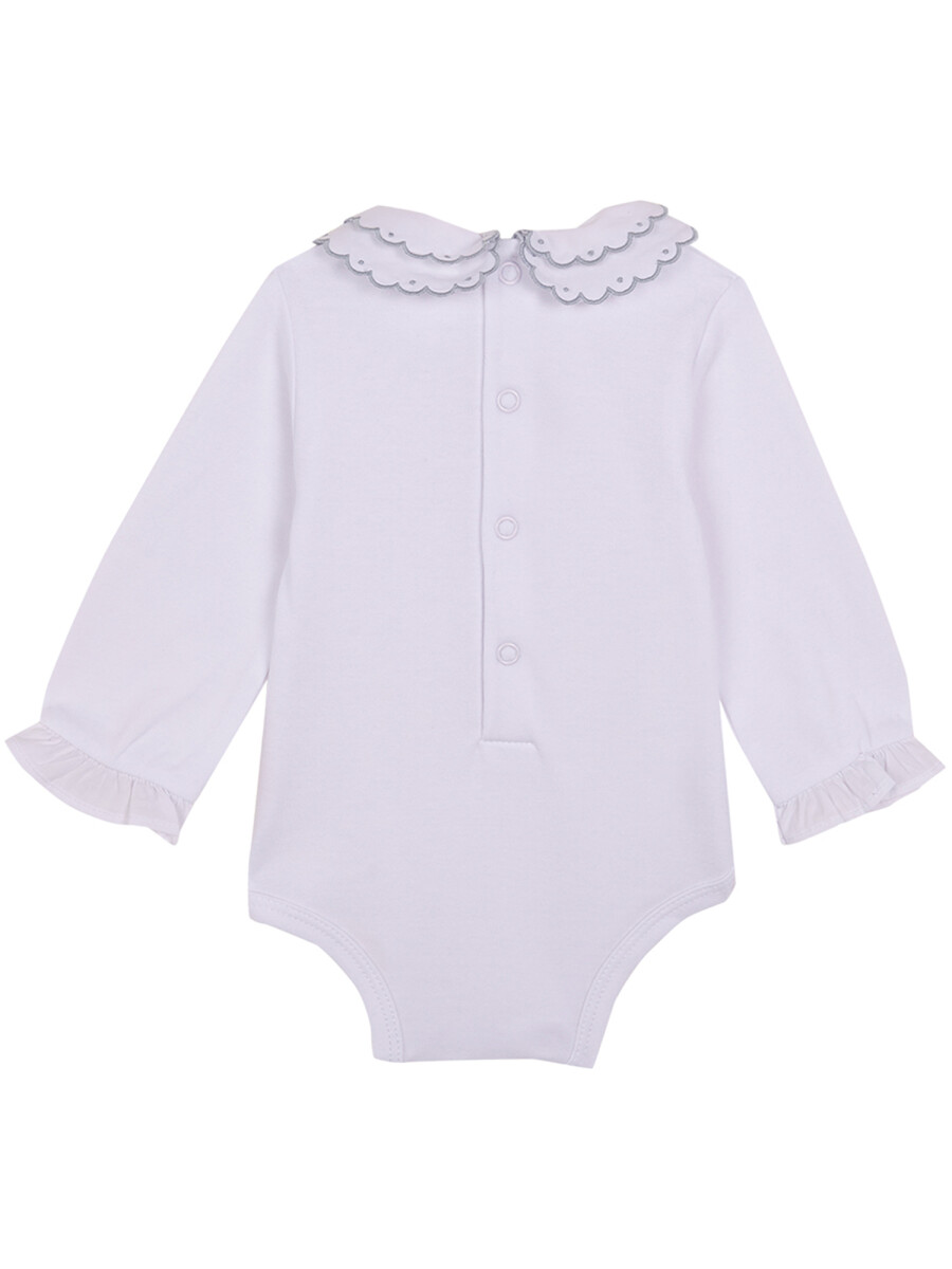 Body Manga Larga Blanco Optico