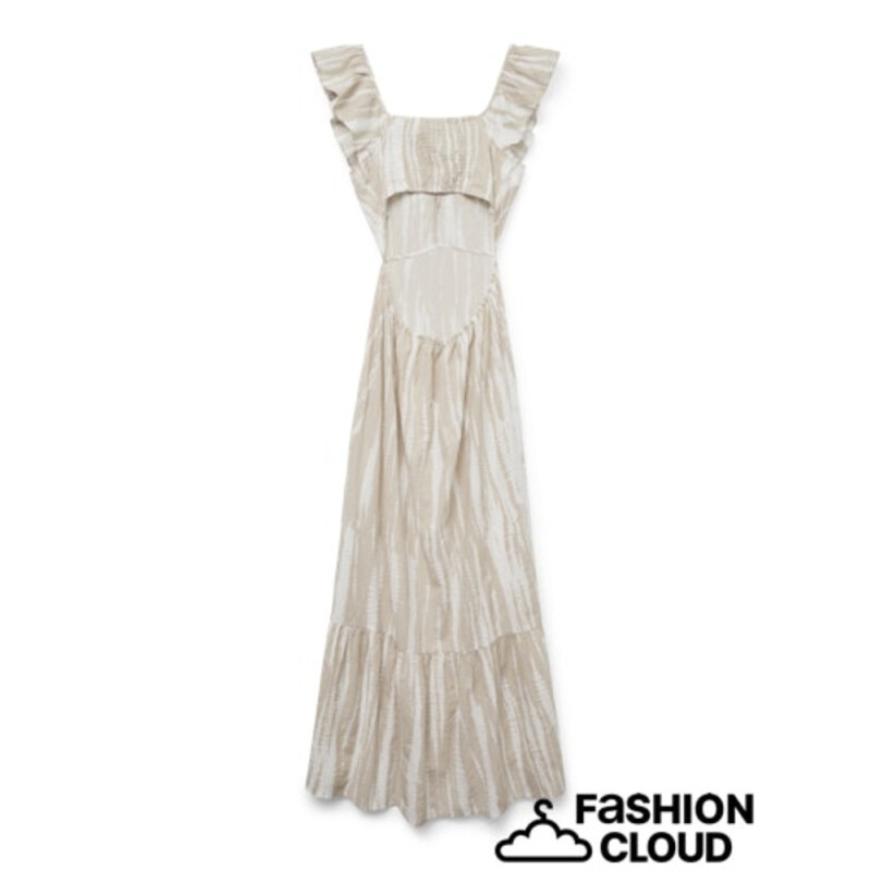 VMDICTHE S/L ANKLE DETAIL DRESS WVN GA Silver Lining