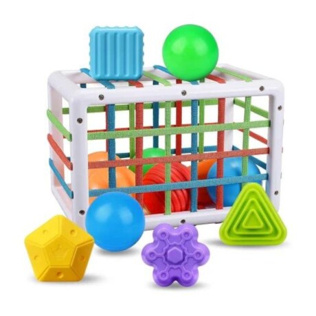 Juego Caja Didáctica Huanger Estimulación Motriz +12 Pz 001