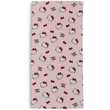 Toalla de baño velour HELLO KITTY 70x140 cm Rosa
