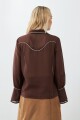Camisa western chocolate