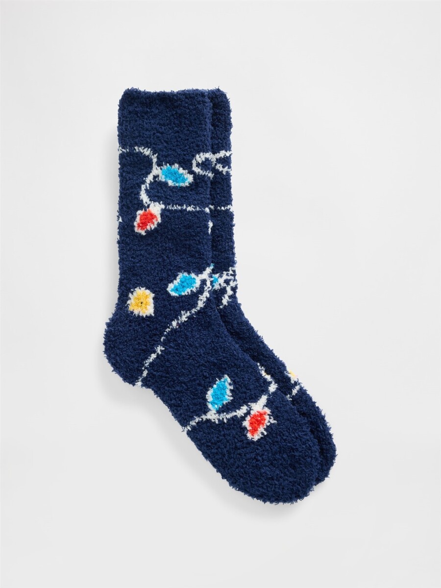 Medias Cozy Mujer - Navy Gap Lights 