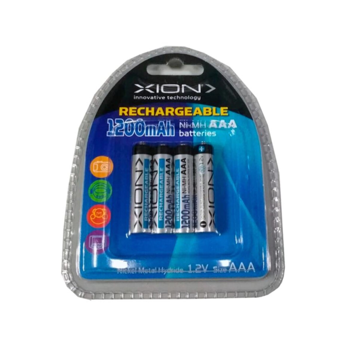 Pilas Recargables AAA XION XI-PI32 1200 mAh 