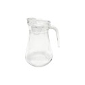 JARRA DE VIDRIO 1300ML CON TAPA Sin color