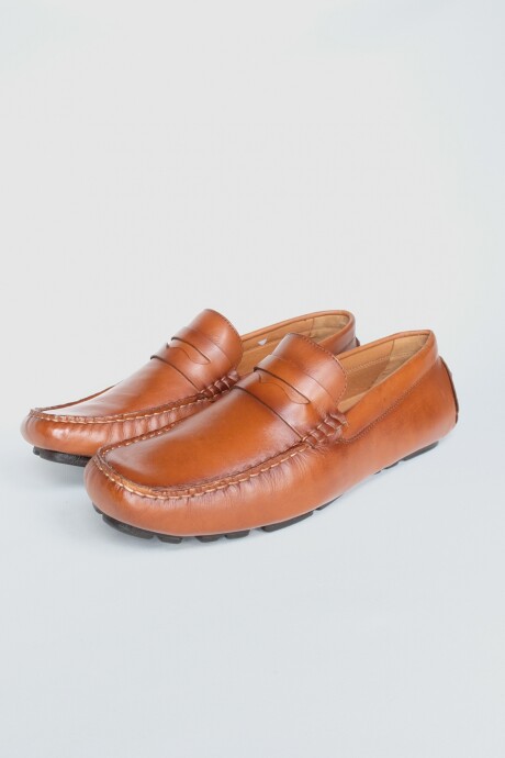 Zapato Driver con Antifaz Whisky